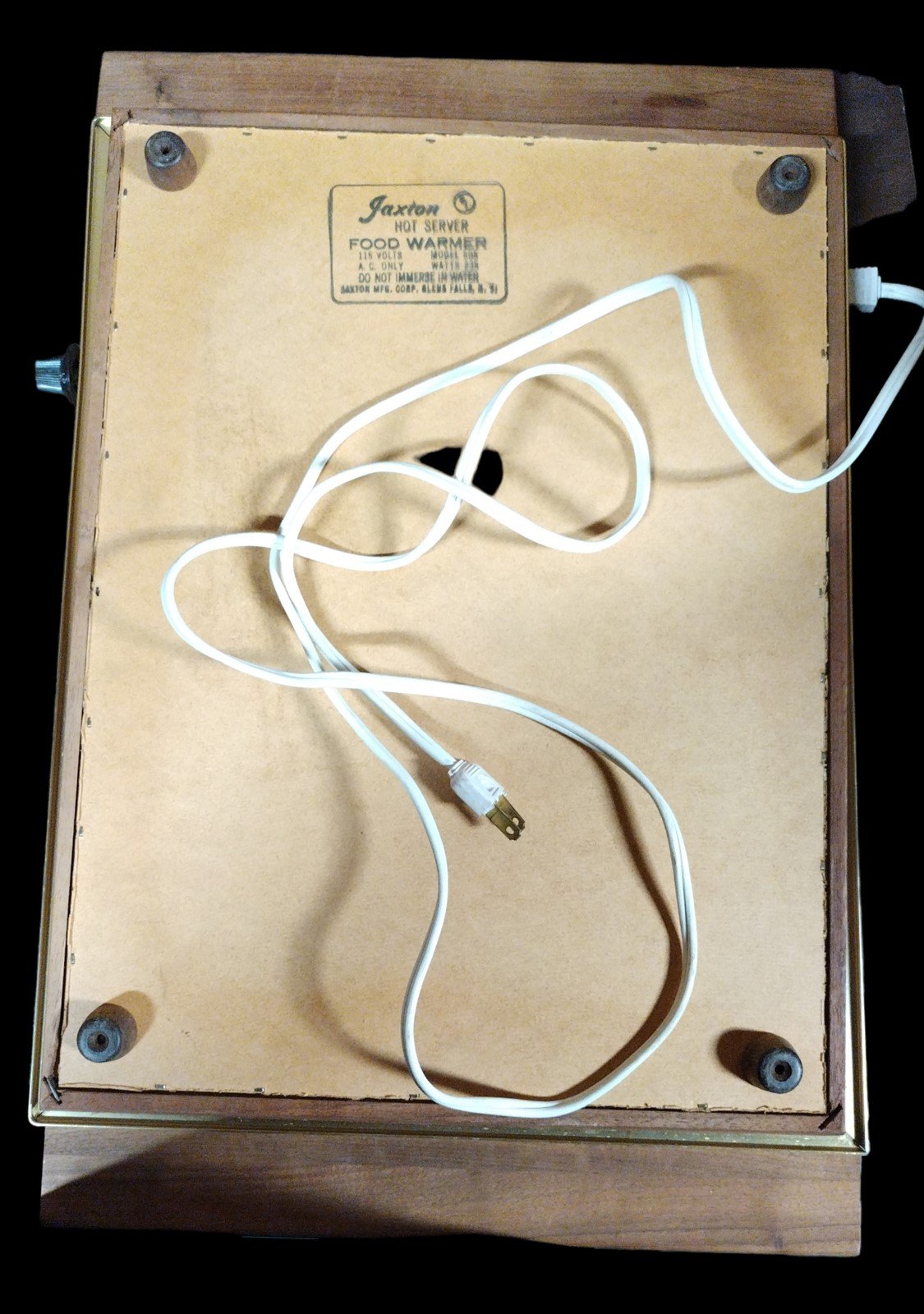 Vintage Hot Butler Georges Briard Food Warmer Electrical Warming Tray