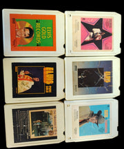 Vintage Elvis Presley Set of 6 8-Tracks Memorabilia