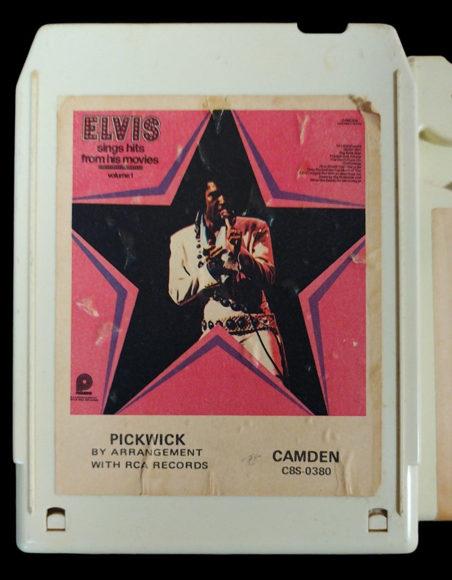Vintage Elvis Presley Set of 6 8-Tracks Memorabilia