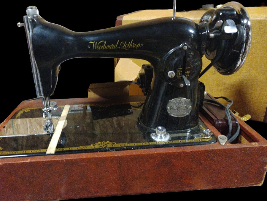Vintage Woodward and Lothrop General Motors Precision Heavy Duty Sewing Machine