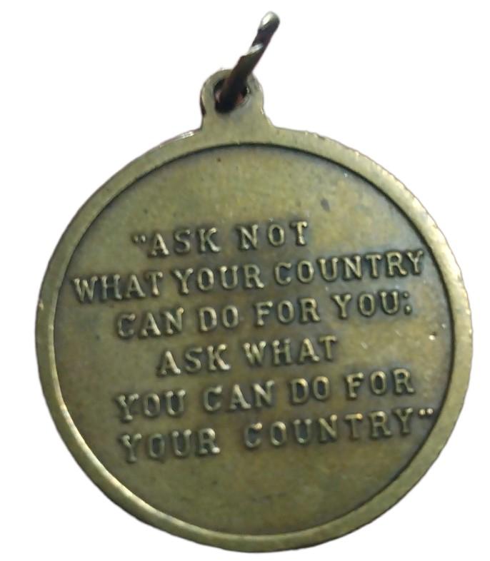 Vintage 1960s JFK John F Kennedy Political Campaign Pins and Gold Keychain Coins