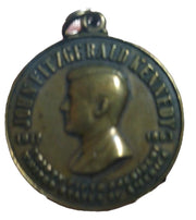 Vintage 1960s JFK John F Kennedy Political Campaign Pins and Gold Keychain Coins