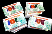 Vintage 20 Packs of 4-pack MCM Christmas Lights (80 total) 120v Outdoor C.9.25