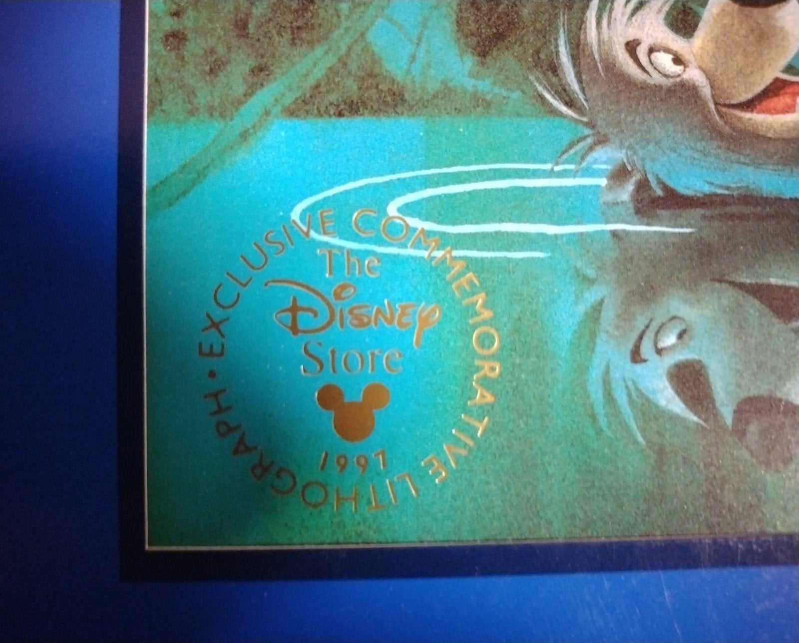 The Disney Store Exclusive Commemorative Lithograph THE JUNGLE BOOK Limited
