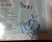 Vintage Whip It Complete Autographed Lyric Sheet Devo Freedom of Choice Album