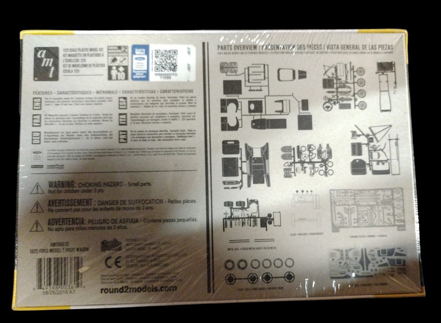 Model Car AMT869/12 1925 Model T Fruitwagon 1/25 Scale Toy Engineering
