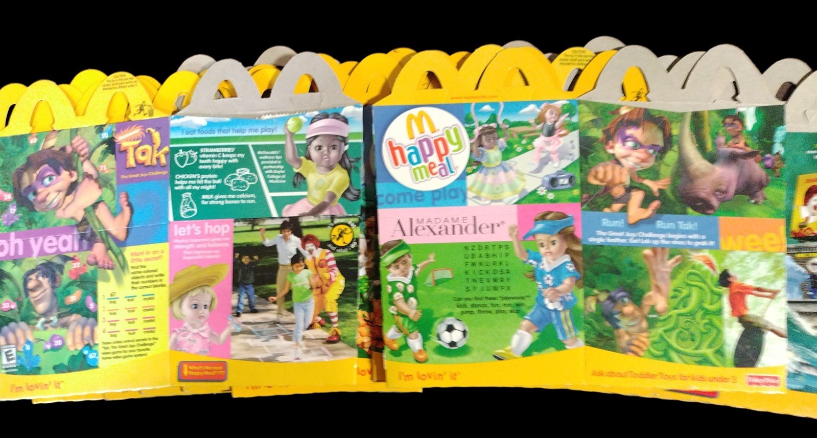 Vintage McDonald's Happy Meal 14 Boxes Madame Alexander Tak Wizard of Oz