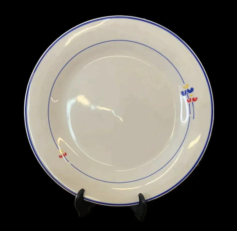 Tulips Dinnerware Set by Riva Designs 17pc 1970 MCM Midcentury Modern Vintage