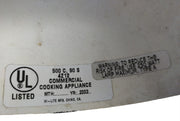 Vintage Pair of 2 Aluminum Gray UL Listed 500 C Commercial Electrical Heat Lamps