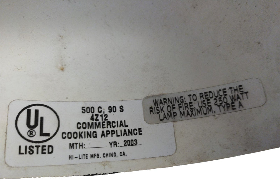 Vintage Pair of 2 Aluminum Gray UL Listed 500 C Commercial Electrical Heat Lamps