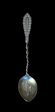 Antique 1896 Sterling Silver Engraved New Orleans Collectible Spoon