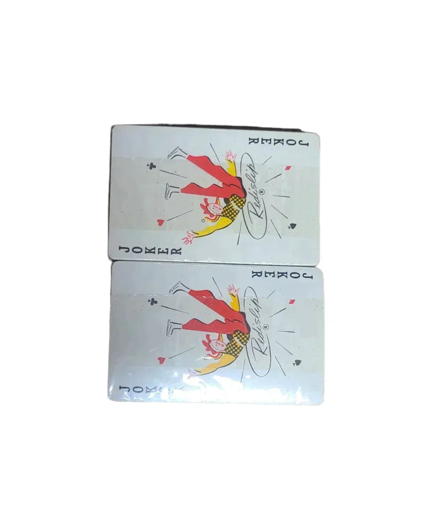 Vintage Antique Home Savings Bank Pittsburgh PA Playing Cards Set Two Decks Case