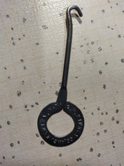 Vintage Metal Silver Shoe Button Hook Circular G.R. Kinney Co. Inc. By Elmira NY