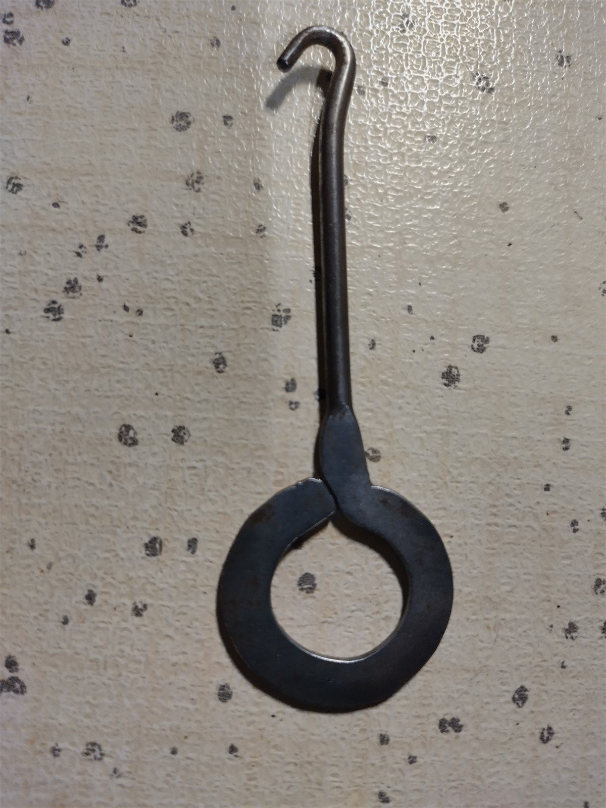 Vintage Metal Silver Shoe Button Hook Circular G.R. Kinney Co. Inc. By Elmira NY