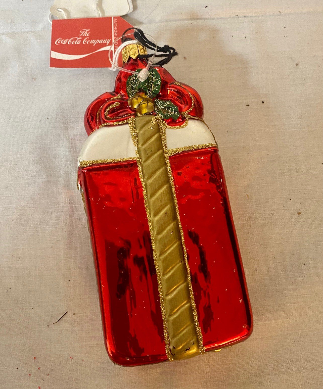 1996 Christmas Kurt Adler Coke Brand Polonaise Ornament Coca Cola Machine w Tag