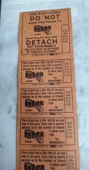 Idora Park 11X14 Collage Popcorn Box Dance Card Wildcat Tickets Youngstown Ohio