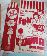 Idora Park 11X14 Collage Popcorn Box Dance Card Wildcat Tickets Youngstown Ohio