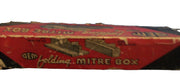 Vintage Antique GEM Folding Mitre Box Saw Winchendon 14" Alaska Freezer Co.