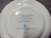 Vintage "Christmas 1976" Plate Series Enoch Wedgwood Bringing Home the Tree"