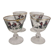 Vintage Libbey Glass 11 Piece Set Treasure Island Glasses Mid Century MCM