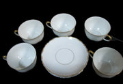 Vintage Antique H&Co Heinrich Bavaria Empress 5 Cups & Saucers