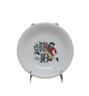 Vintage Fiesta Homer Laughlin 12 Days Of Christmas Ten Lords Leaping Plate 10