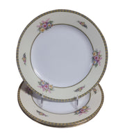 Vintage Noritake China Dinner Plates Set Three Pieces Juanita Pattern 3 Pcs