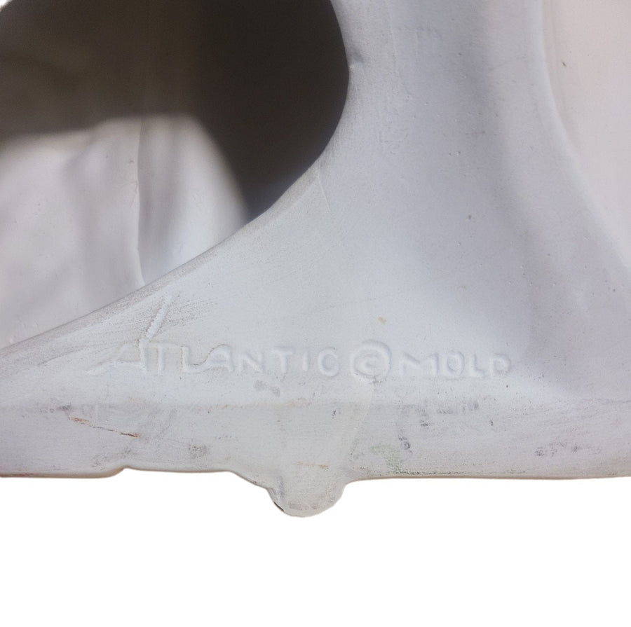 Vintage Hand Painted Open Book Religious Lamp Nativity Scene Atlantic Mold 1970s