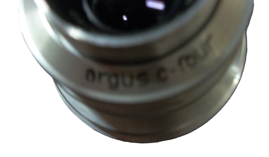 Vintage Antique Argus C-Four Rangefinder Camera w/ Leather Case & Instructions