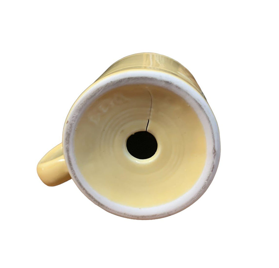 Fiesta - Yellow Rangetop Handle Pepper Shaker Homer Laughlin