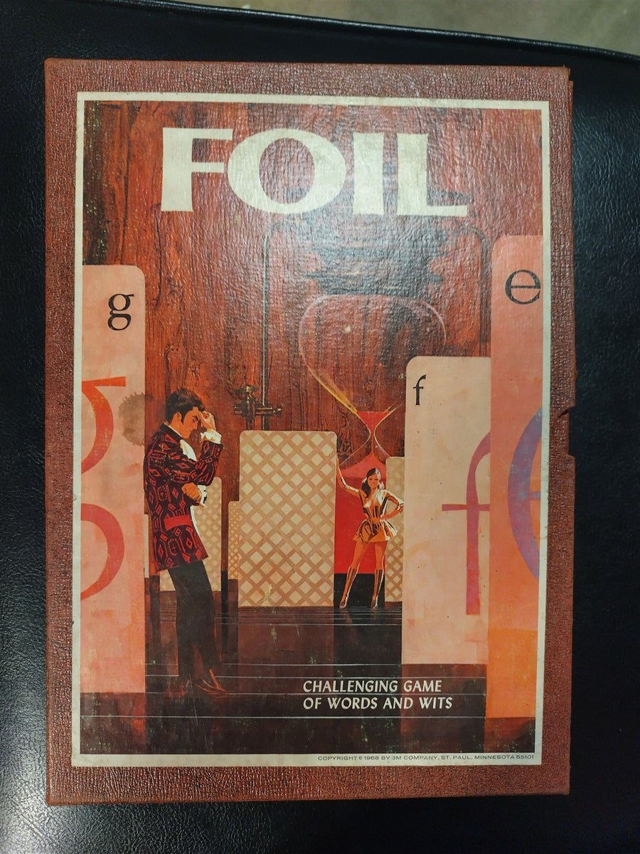 Vintage Complete Set Word Forming Board Game 1969 FOIL 3M Company Still in Box