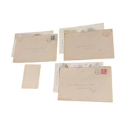 Antique Birthday Cards Set of Four 1930s Once Loved Signed Baby Early Childhood