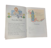Antique Baby Days Booklet Milestone Book First Memories 1940s Once Loved Used
