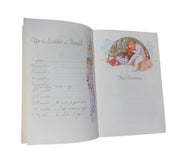 Antique Baby Days Booklet Milestone Book First Memories 1940s Once Loved Used