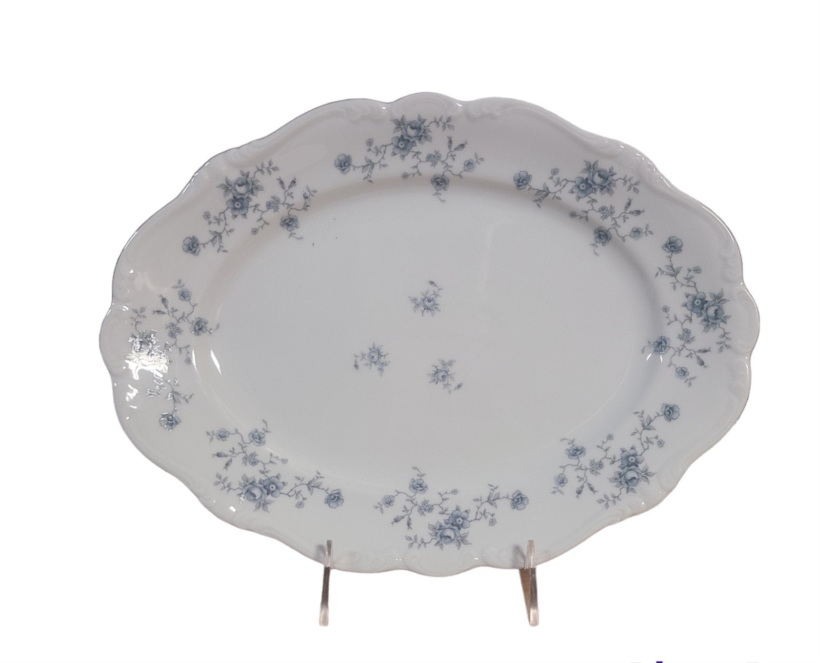 Vintage Johann Haviland Blue Garland Serving Set Five Pieces Bavaria Germany