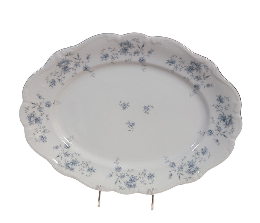 Vintage Johann Haviland Blue Garland Serving Set Five Pieces Bavaria Germany