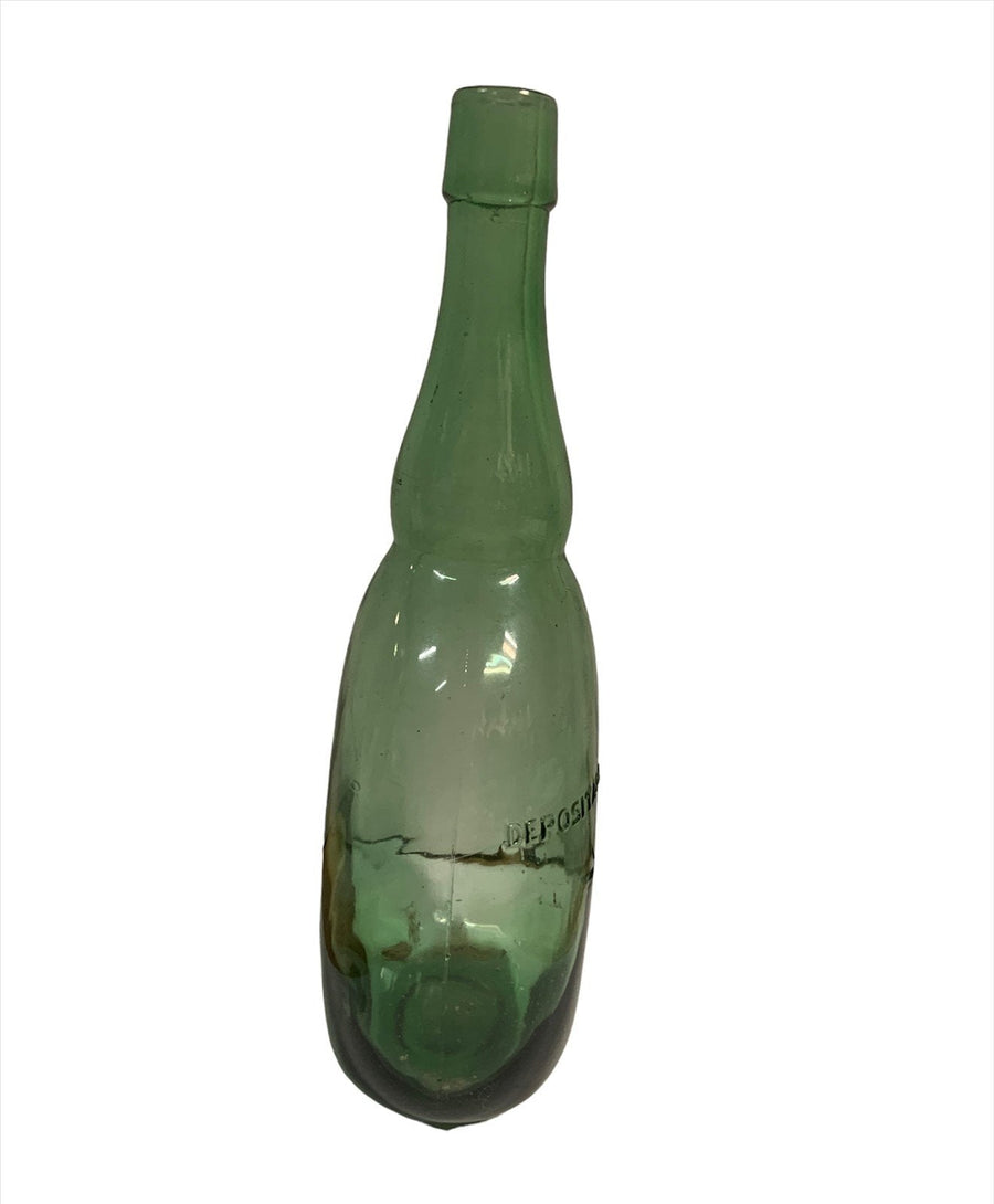 Vintage Glass 1970s or 80s Whiskey Liquor Bottle Canadian Club Hiram Walker