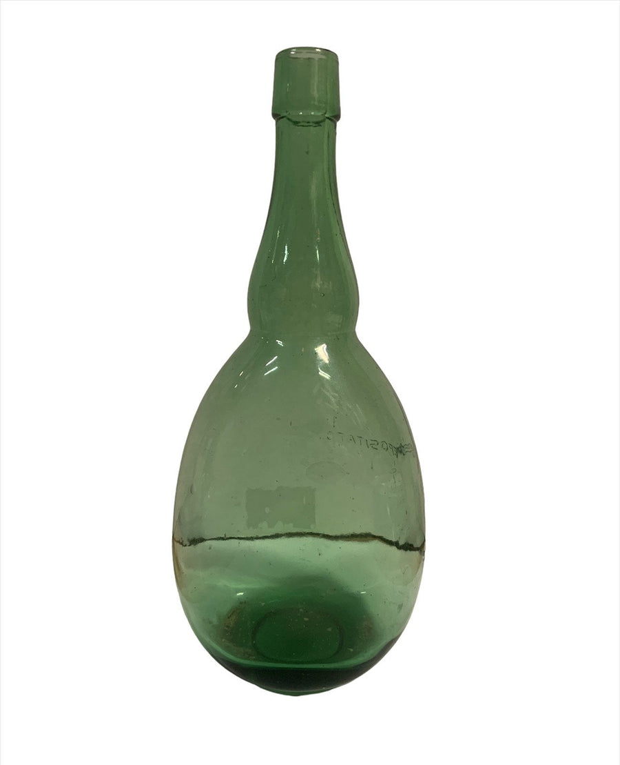 Vintage Glass 1970s or 80s Whiskey Liquor Bottle Canadian Club Hiram Walker