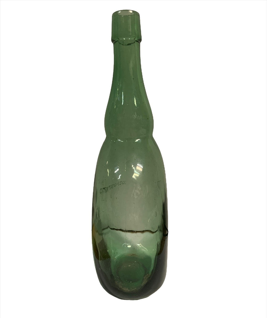 Vintage Glass 1970s or 80s Whiskey Liquor Bottle Canadian Club Hiram Walker
