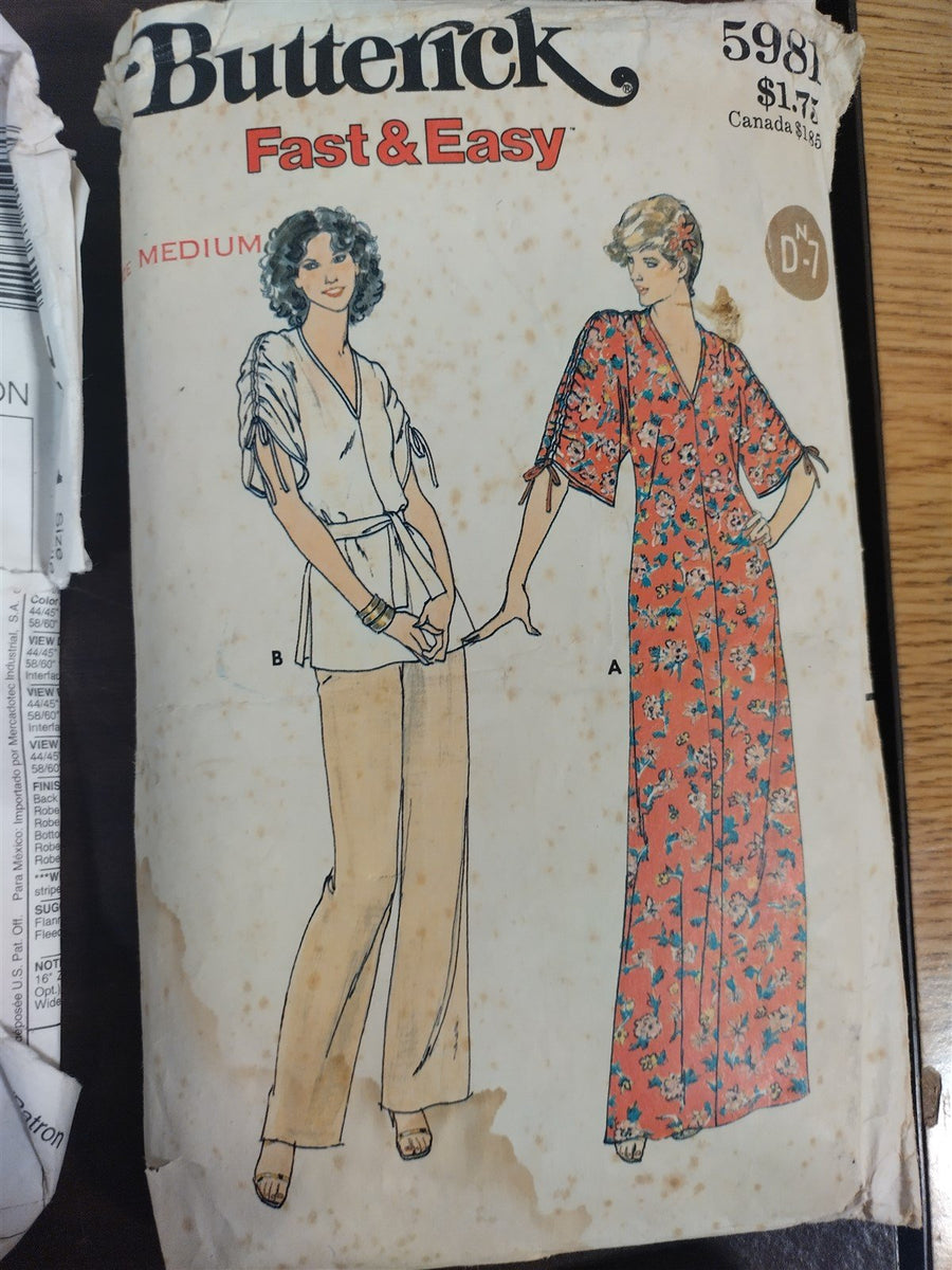 Vintage Set of 6 Different Sewing Patterns McCall's Butterick Simplicity