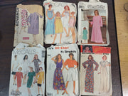 Vintage Set of 6 Sewing Patterns