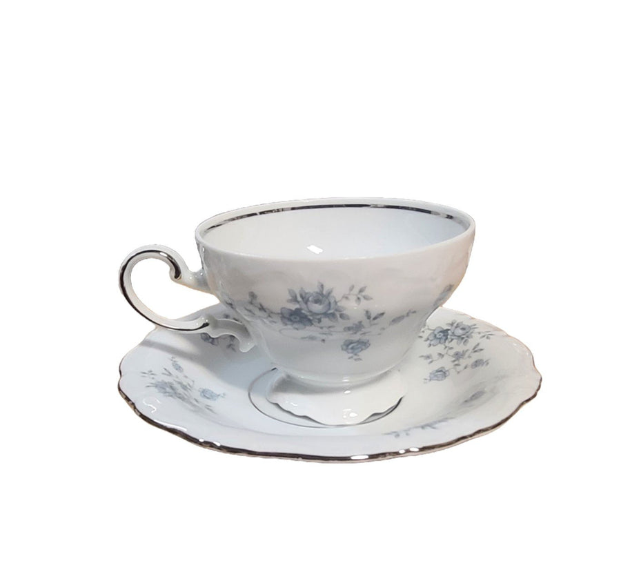 Vintage Johann Haviland Blue Garland Coffee Tea Serving Set 21 Pcs Germany