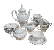 Vintage Johann Haviland Blue Garland Coffee Tea Serving Set 21 Pcs Germany