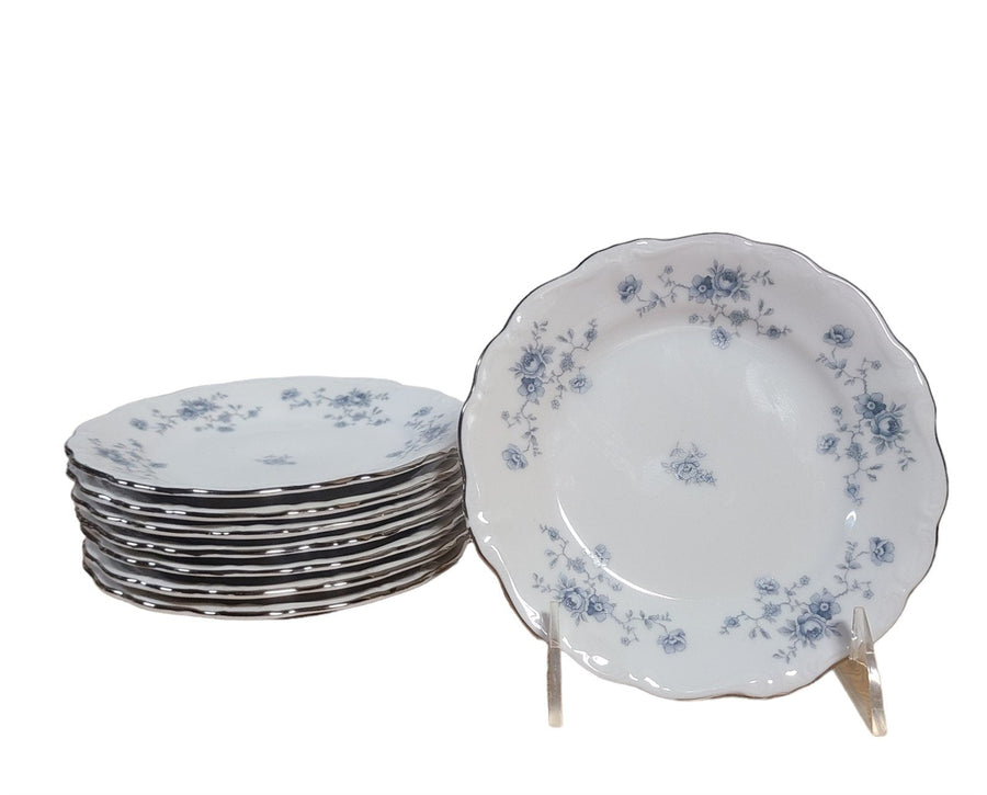 Vintage Johann Haviland Blue Garland Dinnerware Set 32 Pieces Plates Germany