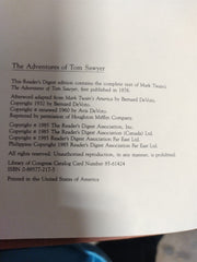 Vintage Reader's Digest Edition The Adventures of Tom Sawyer by Mark Twain