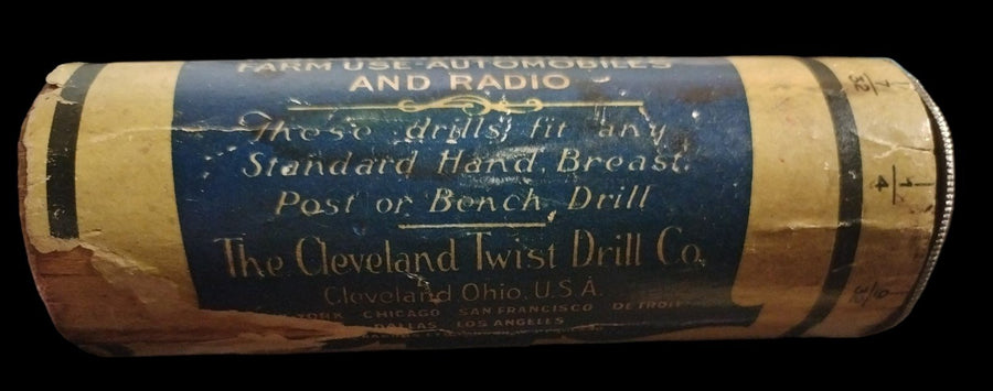 Vintage Cleveland Twist Drill Co. Carbon Steel Eight Shank Drill Set No. 26