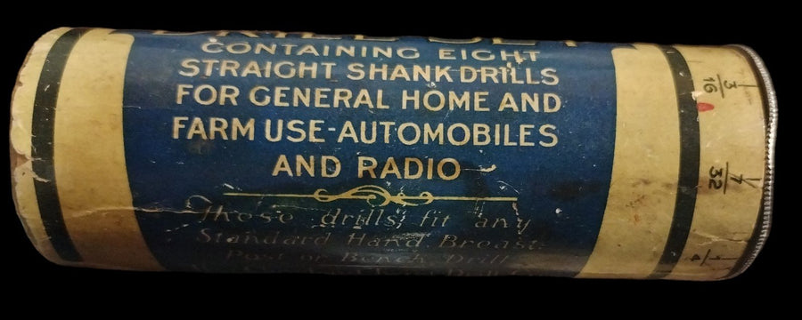 Vintage Cleveland Twist Drill Co. Carbon Steel Eight Shank Drill Set No. 26