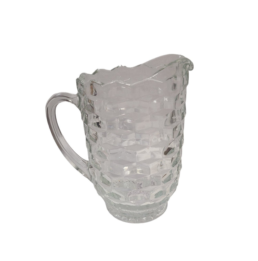 Vintage Fostoria American Whitehall Clear Glass Pitcher 1960s Kitchen USA