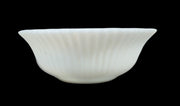 Vintage Antique Macbeth-Evans Petalware Clambooth Translucent White Fruit Bowl