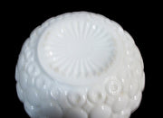 Vintage Antique Moon and Stars Kemple Milk Glass Serving Bowl
